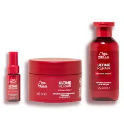 WELLA PROFESSIONALS Set Of 3 Repair Shampoo 250ml, Conditioner 150ml & Hair Spray 30ml-13