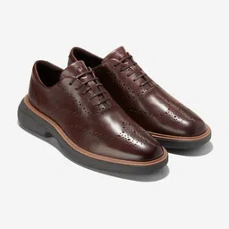 Cole Haan Men Solid Leather Oxfords Casual Shoes-picture-23