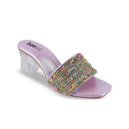 BAESD Embellished Party Block Sandals-24