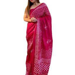 HMP Fashion Batik Ikat Saree-picture-29