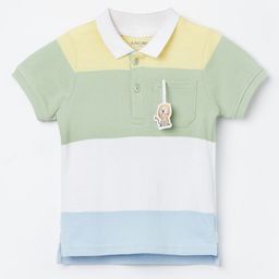 Juniors by Lifestyle Boys Printed Polo Collar Applique T-shirt-picture-32