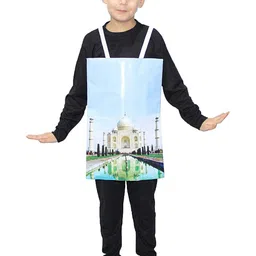 Kaku Fancy dresses Kids Printed Apron with Cap-image-11