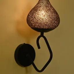 SOMIL Black Glass Cylinder Shaped Wall Lamp-image-7