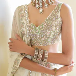 Foram Patel Embellished Ready to Wear Lehenga & Blouse With Dupatta-picture-37