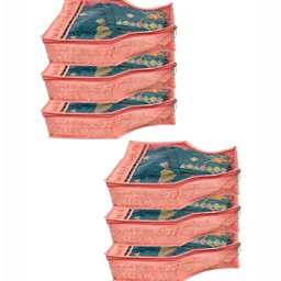 Ajabh Peach-Coloured 6 Pieces Water Resistant Multi-Utility Organisers-9