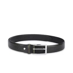 WROGN Men Textured Leather Formal Belt-image-8