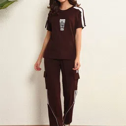 PRRODALITY Printed Super Combed Cotton T-Shirt With Trousers Co-Ords-picture-58