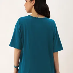AUSK Women Printed Oversized T-shirt-image-91