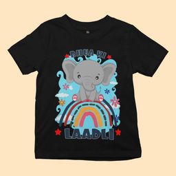 YK X First Laugh Girls Printed T-shirt-image-66