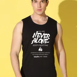 WOOSTRO Printed Gym Innerwear Vest VWS26 ALONE BLACK-image-18