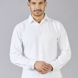Mast & Harbour Spread Collar Comfort Long Sleeves Shirt-image-51