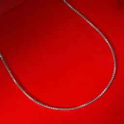GIVA 925 Sterling Silver Rhodium-Plated Soft Starlit Chain-image-55