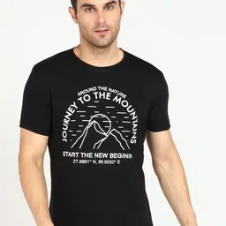 Provogue Men Typography Printed T-shirt-image-30