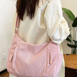 StyleCast Checked Structured Handheld Bag with Fringed image 1