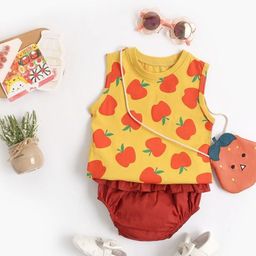 LULU & SKY Girls Printed T-shirt with Shorts-picture-33