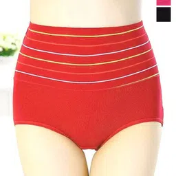 SHREE GANESH FASHION Women Pack Of 3 High-Rise Hipster Briefs 2076 BK-PK-RD 003 M-picture-35