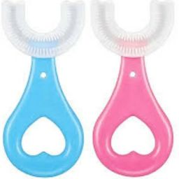 U-shaped 2-6 Years Mouth-Cleaning Silicone Brushing Kids Dental 8(pack of 2) Ultra Soft Toothbrush-picture-24