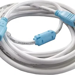LipiWorld Reversible USB 2.0 2 A 5 m Printer Cable 2.0 USB Cable A Male to B Male Printer Cable (5m)-0