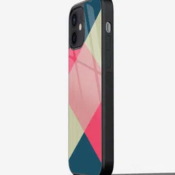 macmerise Geometric Printed iPhone 12 Back Case Mobile Accessories-9