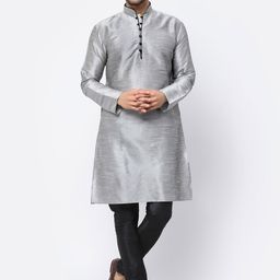 TS LIFESTYLE Men Solid Kurta with Churidar-image-95