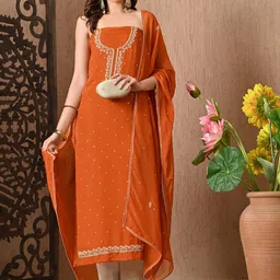 THE WEAVERS SHOP BY RAAVI Embroidered Unstitched Dress Material-image-83