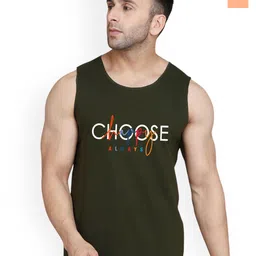 Slowloris Men Pack Of 2 Typography Printed Scoop Neck Cotton Gym Vests-picture-39
