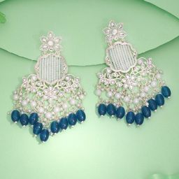 Anouk Diamond Shaped Jhumkas Earrings-14
