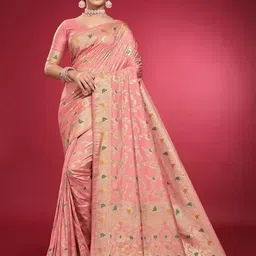 SAADHVI Woven Design Zari Pure Silk Saree-picture-32