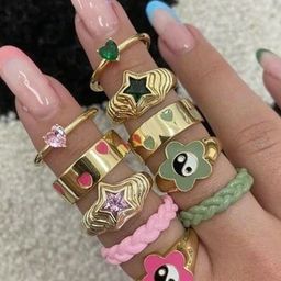 Arzonai Metal Ring Set-image-100