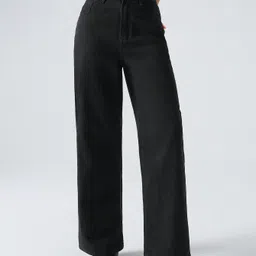 NU CLOTHS Women Jean Wide Leg High-Rise Stretchable Jeans-picture-6