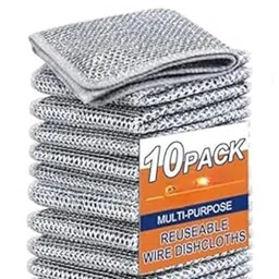 Deco Home Set Of 10 Reusable Cleaning Cloth-12