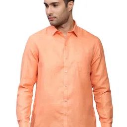 Ramraj Men Solid Spread Collar Casual Casual Shirt-image-98