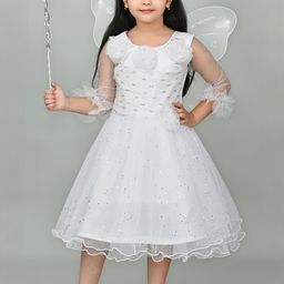 Zenat girls Embellished Fit & Flare Dress-picture-36