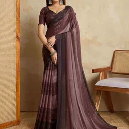 Ishin Striped Beads and Stones Embellished Saree-image-33