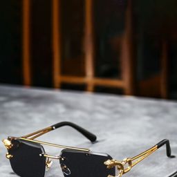 SPADEACES Unisex Rectangle Sunglasses With UV Protected Lens-picture-16