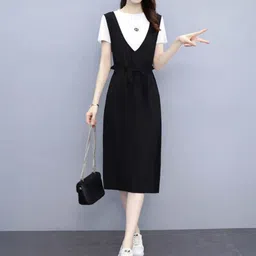 StyleCast Fit and Flare Midi Dress-image-68