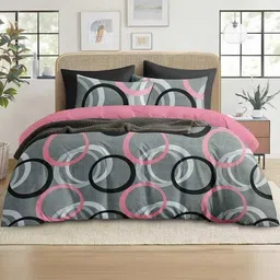 Doristyle Grey Double Cotton Duvet Cover-picture-10