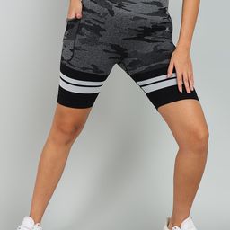 KOBO Women Slim Fit High-Rise Training or Gym Sports Shorts-image-98