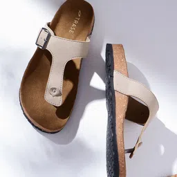 TRASE Women T-Strap Flats with Buckles-image-41