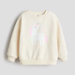 H&M Printed Brushed-Inside Sweatshirt-image-22