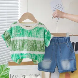 INCLUD Boys Printed Top With Shorts-image-48