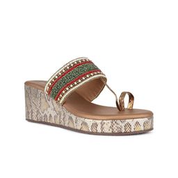Inc 5 Embroidered Wedge Sandals-image-37