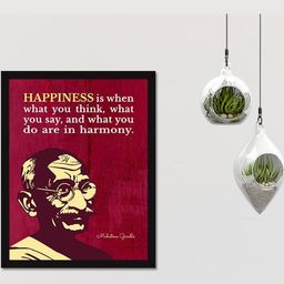 Chaka Chaundh Red & White 1 Piece Wood Wall Paintings-image-51