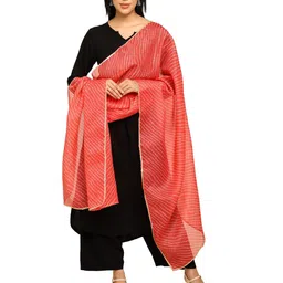URBAN KANYA Leheriya Dyed Cotton Dupatta-picture-33
