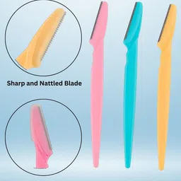 basicare Set Of 3 Eyebrow Razor & Pimple & Blackhead Remover Tool image 5