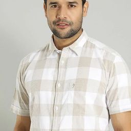 Indian Terrain Men Slim Fit Checked Casual Shirt-picture-12