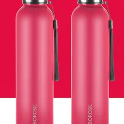 BOROSIL Laguna Red 2 Pieces Stainless Steel Water Bottle-image-32