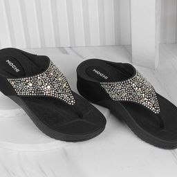 Mochi Embellished Wedge Mules-28