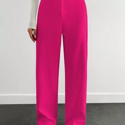 BAESD Women Relaxed Straight Leg Relaxed Fit High-Rise Stretchable Trouser-picture-4