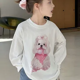 LULU & SKY Girls Printed Applique T-shirt-picture-15